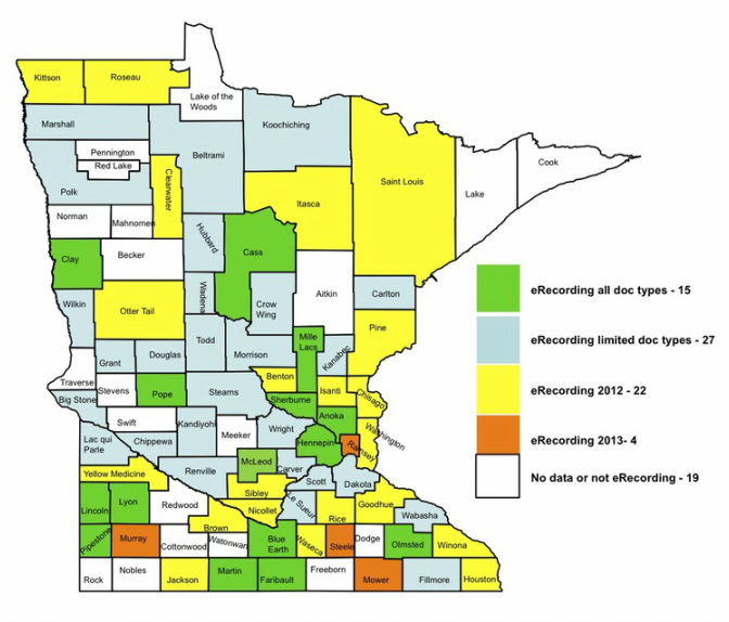 eRecording Counties - Minnesota Electronic Real Estate Recording Commission